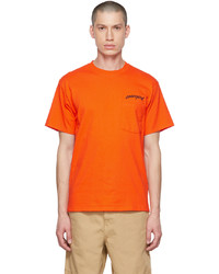 T-shirt girocollo arancione di Cowgirl Blue Co