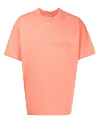 T-shirt girocollo arancione di FEAR OF GOD ESSENTIALS
