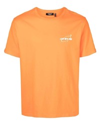 T-shirt girocollo arancione di FIVE CM