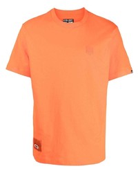 T-shirt girocollo arancione di Izzue