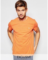 T-shirt girocollo arancione di Jack Wills