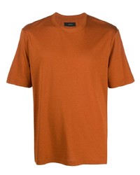 T-shirt girocollo arancione di Joseph
