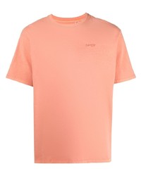 T-shirt girocollo arancione di Levi's