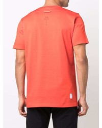 T-shirt girocollo arancione di Stone Island Shadow Project