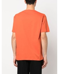 T-shirt girocollo arancione di Just Cavalli