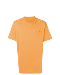 T-shirt girocollo arancione di Maharishi