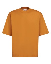 T-shirt girocollo arancione di Marni