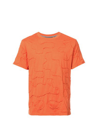 T-shirt girocollo arancione di Mostly Heard Rarely Seen