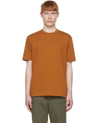 T-shirt girocollo arancione di Norse Projects