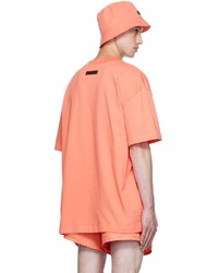 T-shirt girocollo arancione di Essentials
