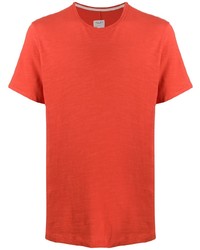 T-shirt girocollo arancione di rag & bone