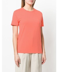 T-shirt girocollo arancione di Aspesi