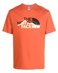 T-shirt girocollo arancione di The North Face