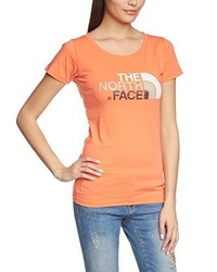 T-shirt girocollo arancione di The North Face