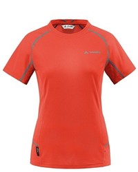 T-shirt girocollo arancione di Vaude