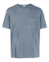 T-shirt girocollo azzurra di Alex Mill