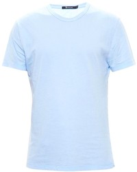 T-shirt girocollo azzurra di Alexander Wang