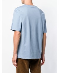 T-shirt girocollo azzurra di Loewe