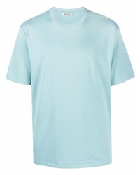 T-shirt girocollo azzurra di Auralee
