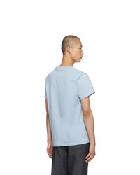 T-shirt girocollo azzurra di Loewe