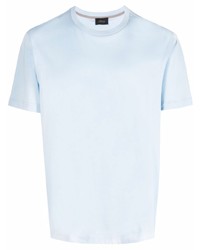 T-shirt girocollo azzurra di Brioni