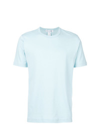 T-shirt girocollo azzurra di Comme Des Garcons SHIRT