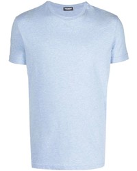 T-shirt girocollo azzurra di DSQUARED2