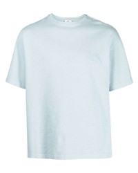 T-shirt girocollo azzurra di Etro