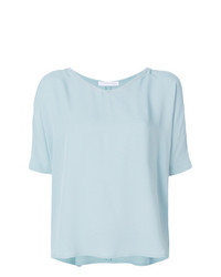 T-shirt girocollo azzurra di Fabiana Filippi