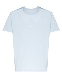 T-shirt girocollo azzurra di Givenchy