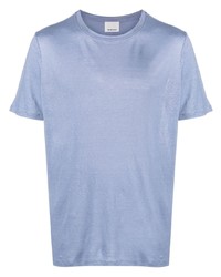 T-shirt girocollo azzurra di Isabel Marant