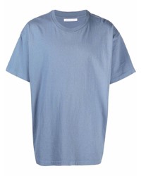 T-shirt girocollo azzurra di John Elliott