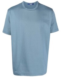 T-shirt girocollo azzurra di Junya Watanabe MAN