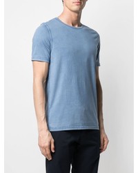 T-shirt girocollo azzurra di BOSS HUGO BOSS
