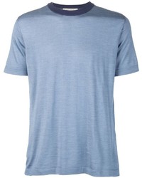T-shirt girocollo azzurra di Marc Jacobs