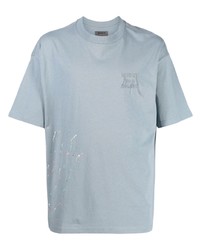 T-shirt girocollo azzurra di Musium Div.