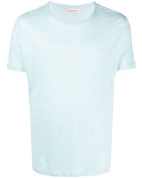 T-shirt girocollo azzurra di Orlebar Brown