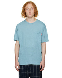 T-shirt girocollo azzurra di Paul Smith