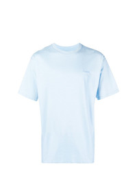 T-shirt girocollo azzurra di Pressure