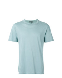 T-shirt girocollo azzurra di Qasimi
