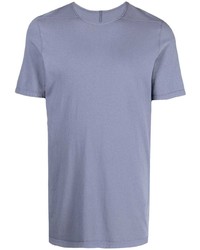T-shirt girocollo azzurra di Rick Owens DRKSHDW