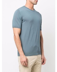 T-shirt girocollo azzurra di Nuur