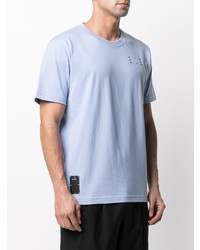 T-shirt girocollo azzurra di McQ Swallow