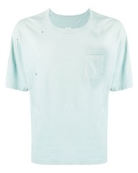 T-shirt girocollo azzurra di VISVIM