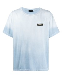 T-shirt girocollo azzurra di We11done