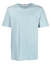 T-shirt girocollo azzurra di Zadig & Voltaire