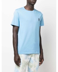 T-shirt girocollo azzurra di Zadig & Voltaire