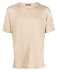 T-shirt girocollo beige di Alanui