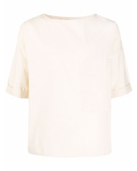 T-shirt girocollo beige di Alchemy