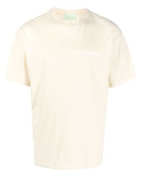 T-shirt girocollo beige di Aries